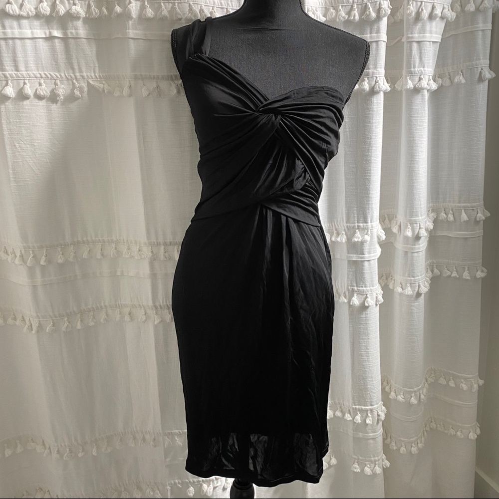 Moda International Draped One Shoulder MininDress